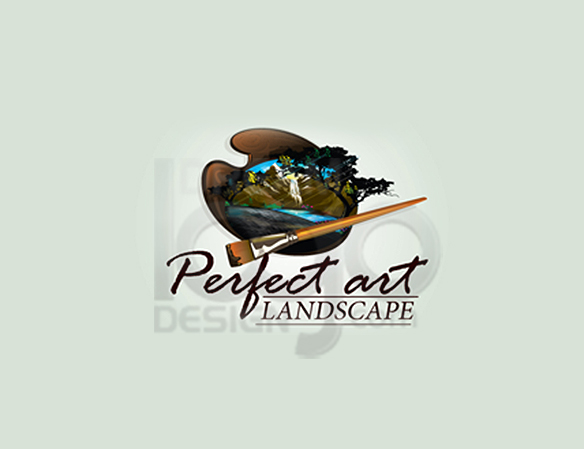 Perfect Art Landscape Logo Design - DreamLogoDesign