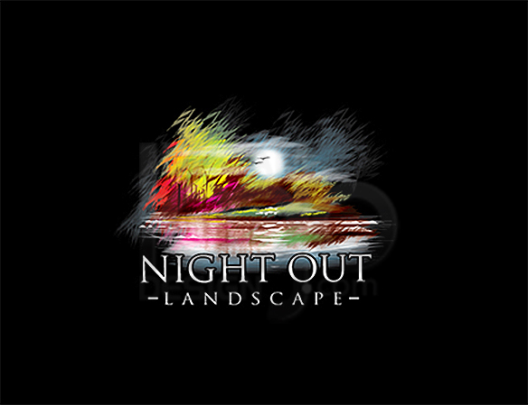 Night Out Landscape Logo Design - DreamLogoDesign