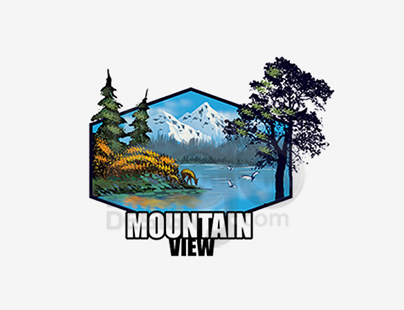 Mountain View Logo Design - DreamLogoDesign