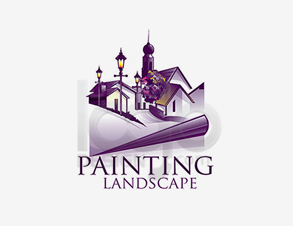 Painting Landscape Logo Design - DreamLogoDesign