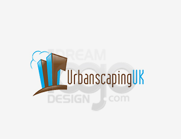 Urban Scaping UK Landscaping Logo Design - DreamLogoDesign