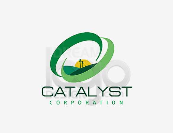 Catalyst Corporation Landscaping Logo Design - DreamLogoDesign