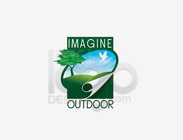 Imagine Outdoor Landscaping Logo Design - DreamLogoDesign