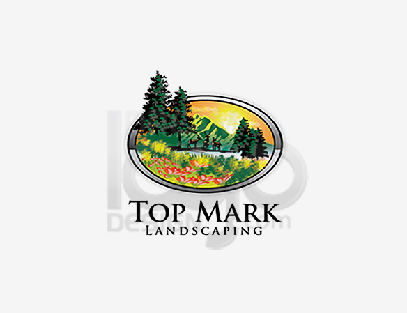 Top Mark Landscaping Logo Design - DreamLogoDesign