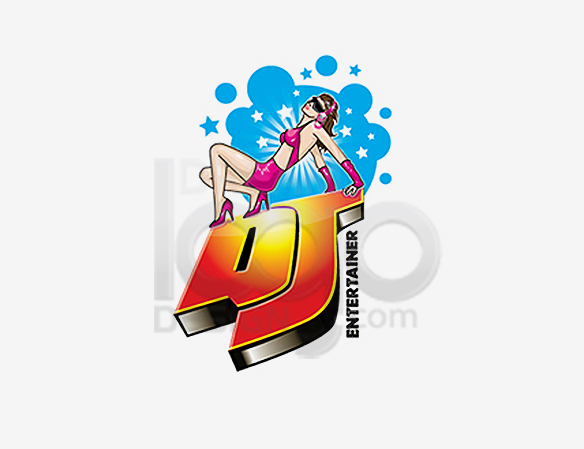 DJ Entertainer Music Logo Design - DreamLogoDesign