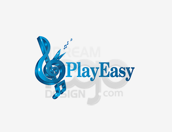 Play Easy Music Logo Design - DreamLogoDesign