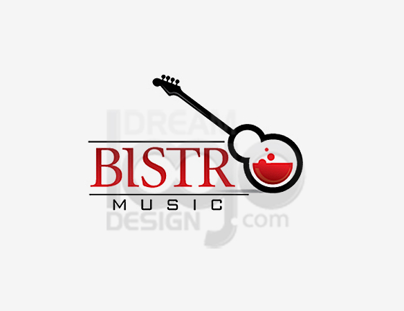 Bistro Music Logo Design - DreamLogoDesign
