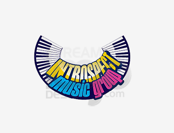 Introspect Music Group Logo Design - DreamLogoDesign