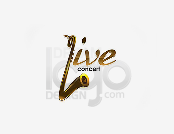 Live Concert Music Logo Design - DreamLogoDesign