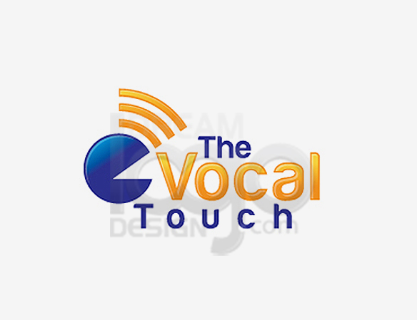 The Vocal Touch 3D Music Logo Design - DreamLogoDesign