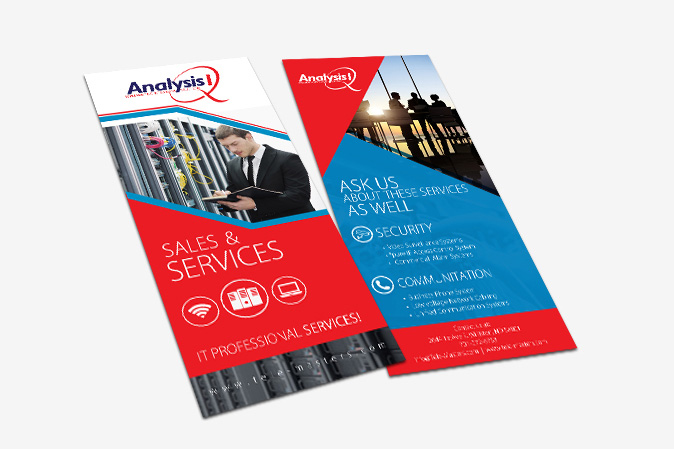 Custom Rack Card Design Portfolio 4 - DreamLogoDesign