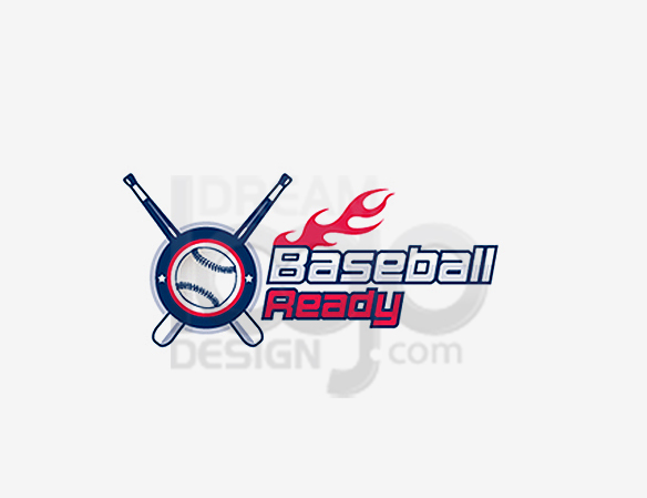 Baseball Ready Sports Logo Design - DreamLogoDesign