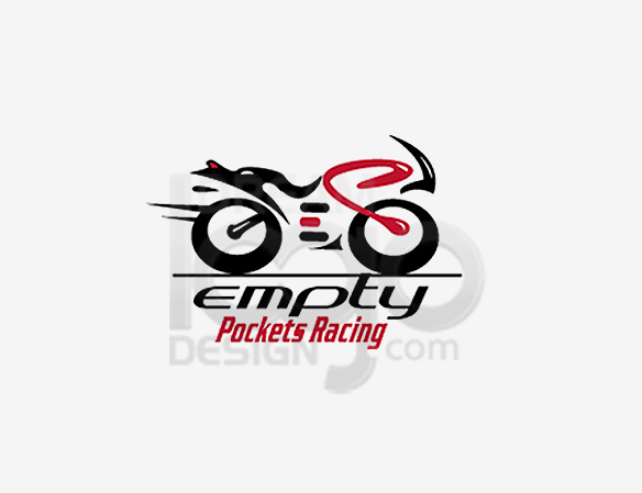 Empty Pockets Racing Sports Logo Design - DreamLogoDesign