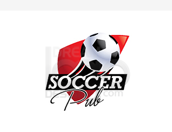 Soccer Pub Sports Logo Design - DreamLogoDesign