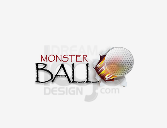 Monster Ball Sports Logo Design - DreamLogoDesign