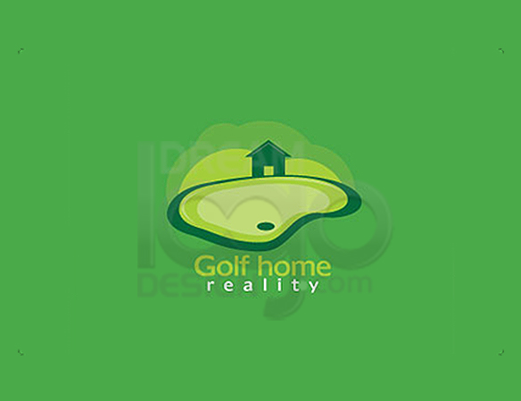 Golf Home Reality Sports Logo Design - DreamLogoDesign