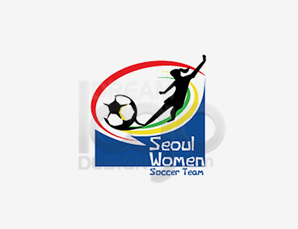 Seoul Women Soccer Team Sports Logo Design - DreamLogoDesign