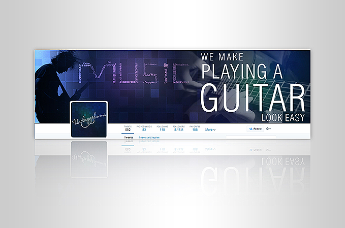 Custom Twitter Banner Design Portfolio 3 - DreamLogoDesign